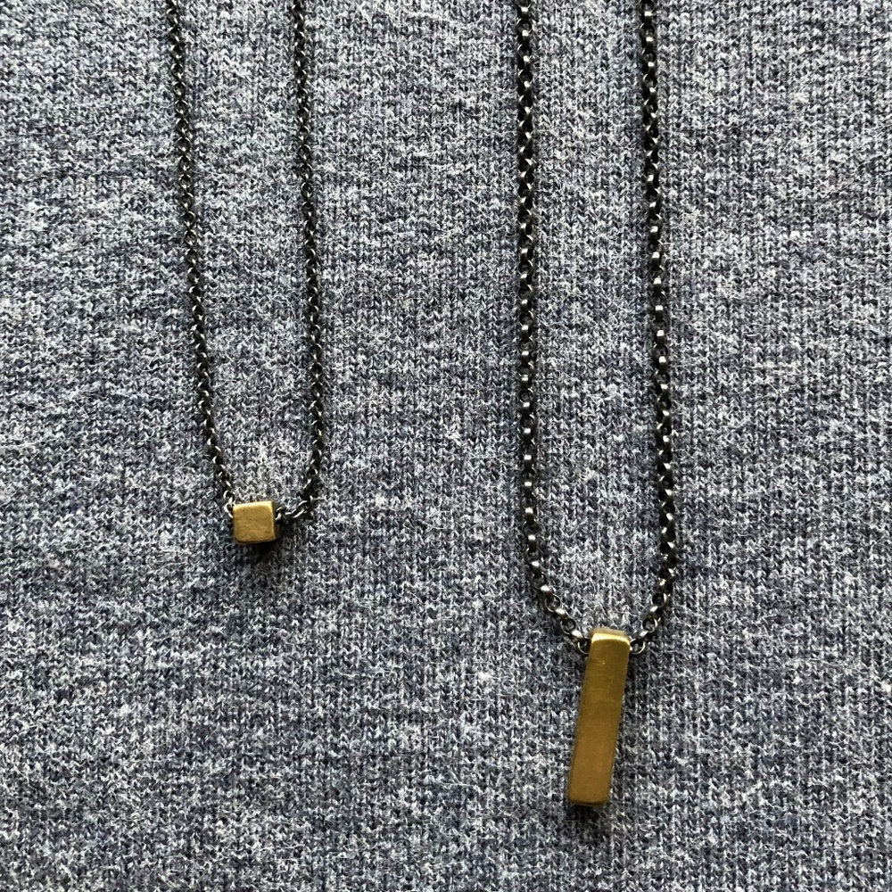Minimalist necklace set